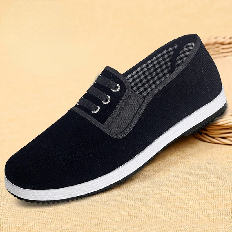 Old Beijing Cloth Shoes for Men Traditional Chinese Style Kung Fu Retro Rubber Sole Shoes 38-45
Old Beijing Cloth Shoes for Men Traditional Chinese Style Kung Fu Retro Rubber Sole Shoes 38-45