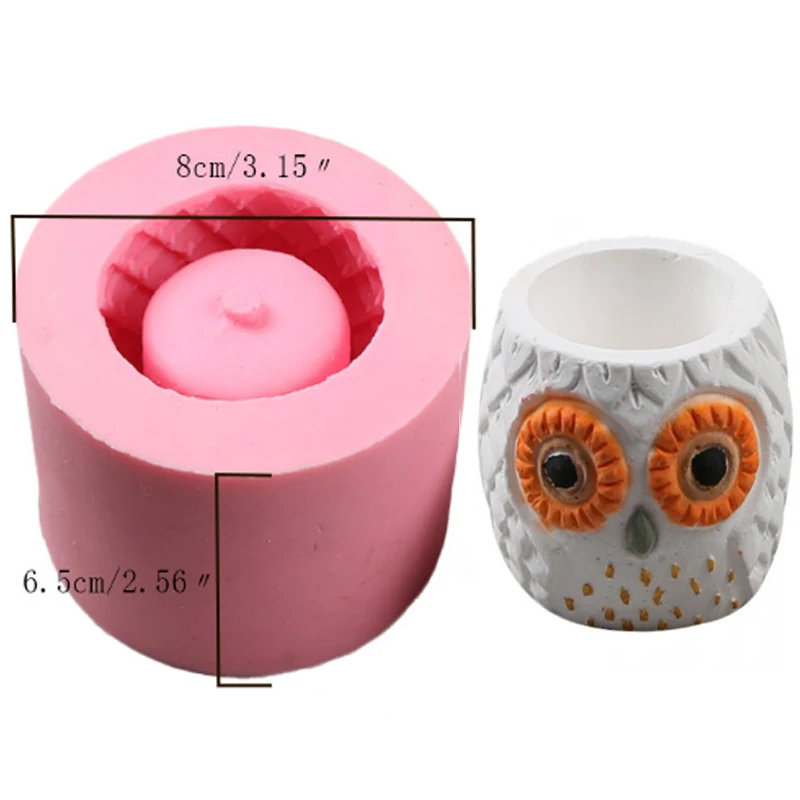 Large Owl DIY Cement Flowers Pot Silicone Mold for Succulents Garden Home Decoration
Large Owl DIY Cement Flowers Pot Silicone Mold for Succulents Garden Home Decoration
