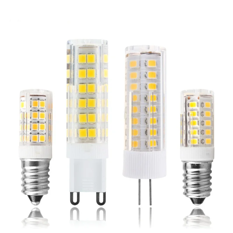 

10pcs/Lot LED Bulb 3W 5W 5W 7W G4 G9 E14 LED Lamp AC 220V LED Corn Bulb SMD2835 360 Beam Angle Replace Halogen Chandelier Light