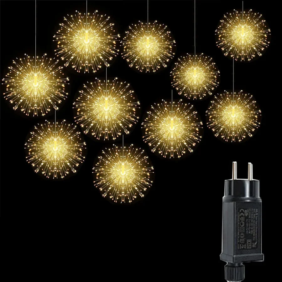 5/10Pack Firework Lights Led Hanging Starburst Fairy Lights Waterproof Firework Decorative Light for Holiday Wedding Party Decor
5/10Pack Firework Lights Led Hanging Starburst Fairy Lights Waterproof Firework Decorative Light for Holiday Wedding Party Decor