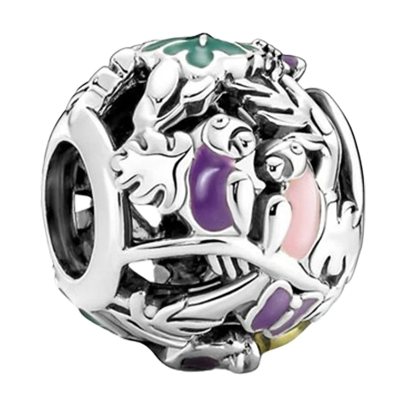 Openwork Tropical Paradises Charms Beads For Bracelets Women Silver 925 Original Enamel Jungle Creatures Leaf DIY Jewelry Making
Openwork Tropical Paradises Charms Beads For Bracelets Women Silver 925 Original Enamel Jungle Creatures Leaf DIY Jewelry Making