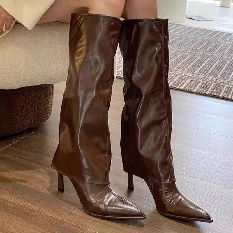 Knee High Heels Chelsea Women Boots Pointed Toe Sexy Shoes Winter Women Fad Party Boots 2024 Gladiator Punk Pumps Botas Mujer
Knee High Heels Chelsea Women Boots Pointed Toe Sexy Shoes Winter Women Fad Party Boots 2024 Gladiator Punk Pumps Botas Mujer