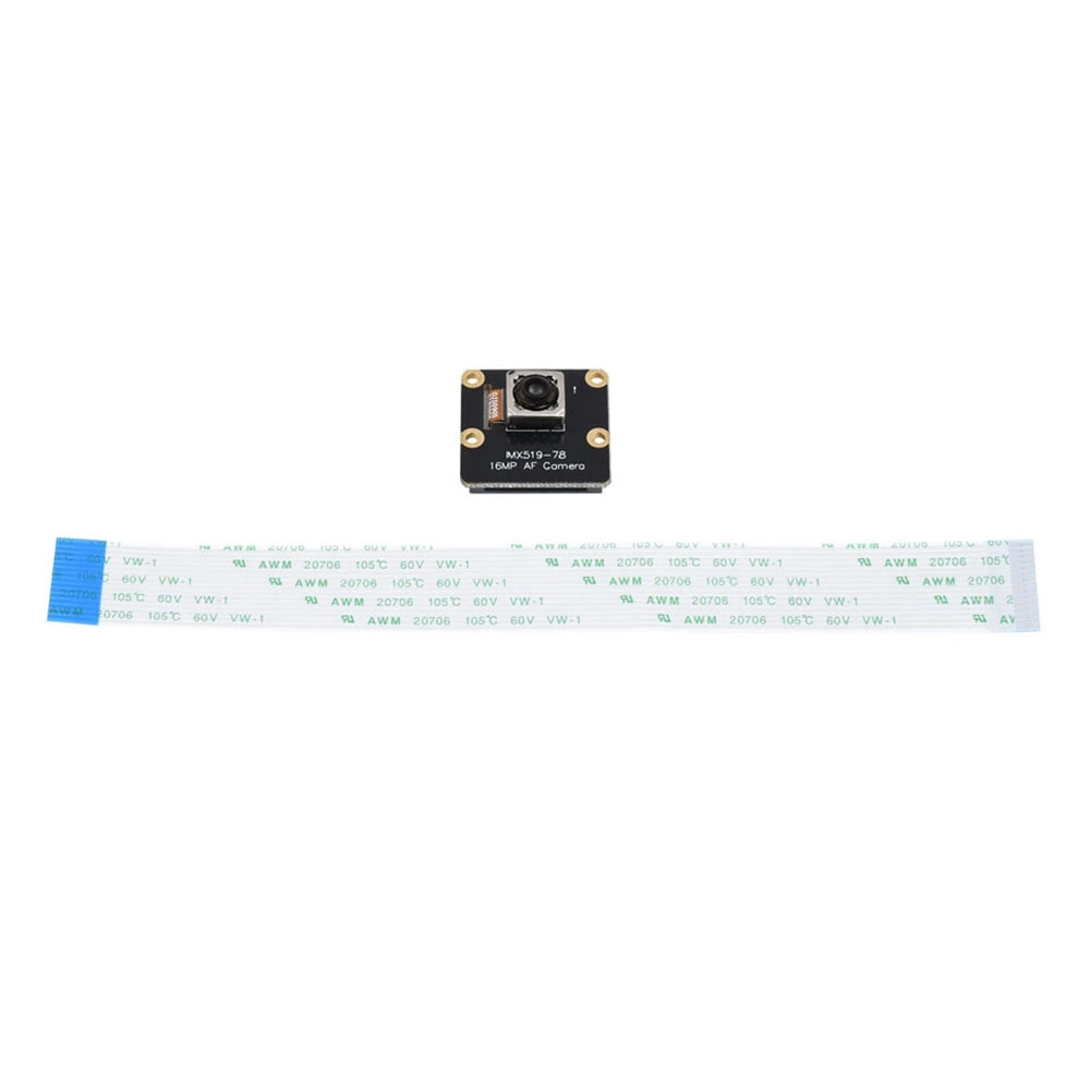 IMX519-78 16MP AF Camera Auto Focus 4656X3496 High-Resolution Industrial Grade Camera for Raspberry Pi 4B 3B+ 3B Zero
IMX519-78 16MP AF Camera Auto Focus 4656X3496 High-Resolution Industrial Grade Camera for Raspberry Pi 4B 3B+ 3B Zero