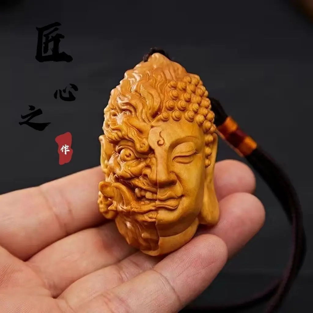 Taihang Thuja One Nian ручка резьба по дереву резьба Будда голова дьявола подвеска Мужская ручка ручная работа
Taihang Thuja One Nian ручка резьба по дереву резьба Будда голова дьявола подвеска Мужская ручка ручная работа
