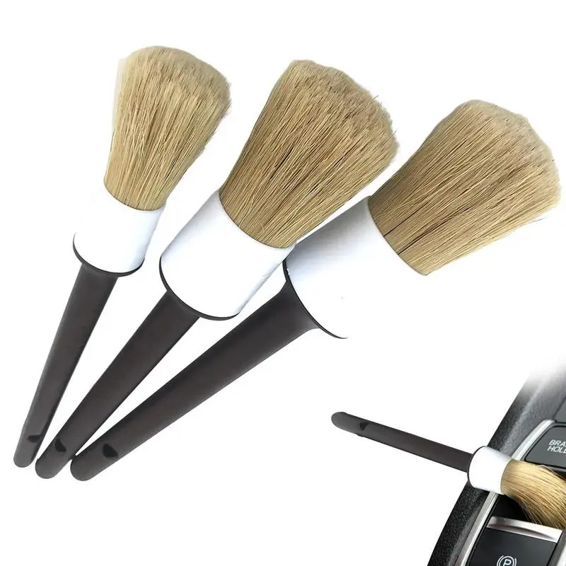 Щетка для детейлинга автомобиля 3 шт., сверхмягкая щетка для детейлинга салона автомобиля с синтетической щетиной, для очистки внутренних и внешних колес автомобиля
Щетка для детейлинга автомобиля 3 шт., сверхмягкая щетка для детейлинга салона автомобиля с синтетической щетиной, для очистки внутренних и внешних колес автомобиля