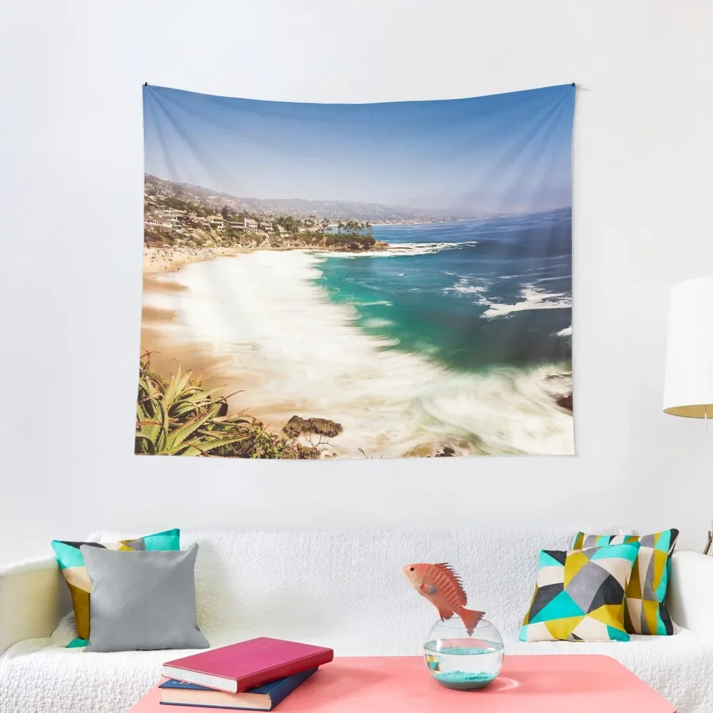 

Summer at Laguna Beach Tapestry On The Wall Room Aesthetic Decor Decorative Wall Mural Decorative Paintings Tapestry