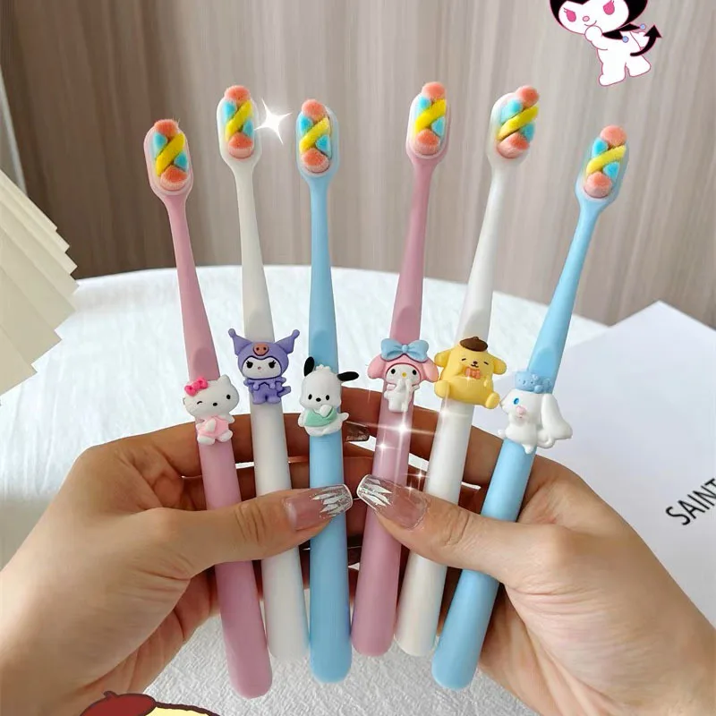 Sanrio Cartoon Soft Bristle Toothbrush Kawaii Hello Kitty Kuromi Cinnamoroll Couple's Toothbrush Girl Heart Student Toiletries
Sanrio Cartoon Soft Bristle Toothbrush Kawaii Hello Kitty Kuromi Cinnamoroll Couple's Toothbrush Girl Heart Student Toiletries