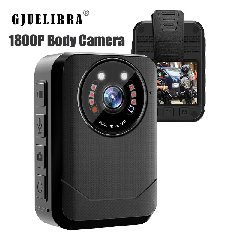 GJUELIRRA H9 4K Body Camera 1800P Wearable Night Vision Body Camera Support Memory Expand Max 512G Police Body Camera
GJUELIRRA H9 4K Body Camera 1800P Wearable Night Vision Body Camera Support Memory Expand Max 512G Police Body Camera