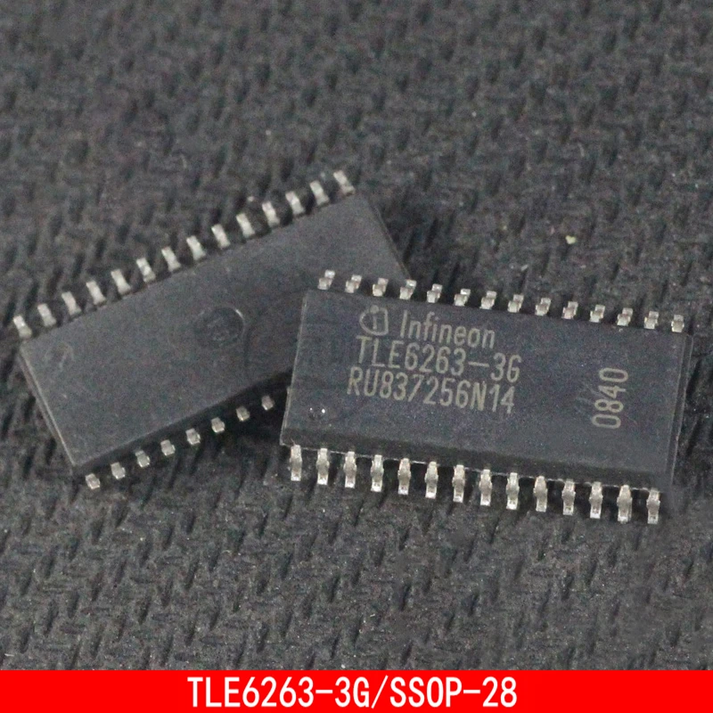 

1-10PCS TLE6263 TLE6263-3G SSOP-28 Vulnerable chips commonly used in automobile computer boards