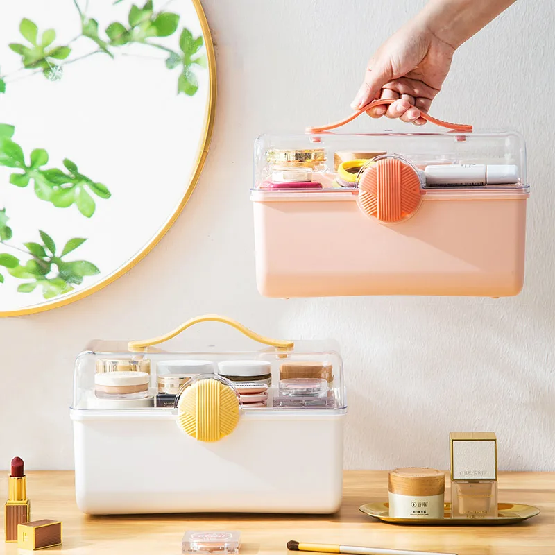 Desktop Cosmetic Organizer Cosmetic Storage Box Portable Senior Sense Makeup Bag Outdoor Suitcase Large Capacity Organizing Box
Desktop Cosmetic Organizer Cosmetic Storage Box Portable Senior Sense Makeup Bag Outdoor Suitcase Large Capacity Organizing Box