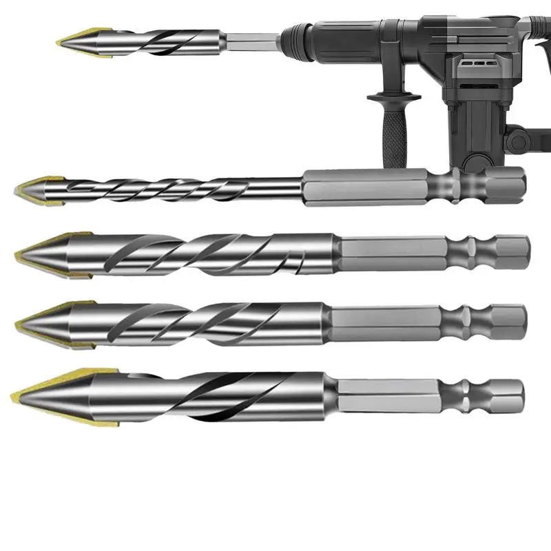 Concrete Drill Bit Set Set Of 4 Easy Positioning Drilling Tipped Head Bits Industrial Drilling Tools For Ordinary Glass Ceramic
Concrete Drill Bit Set Set Of 4 Easy Positioning Drilling Tipped Head Bits Industrial Drilling Tools For Ordinary Glass Ceramic