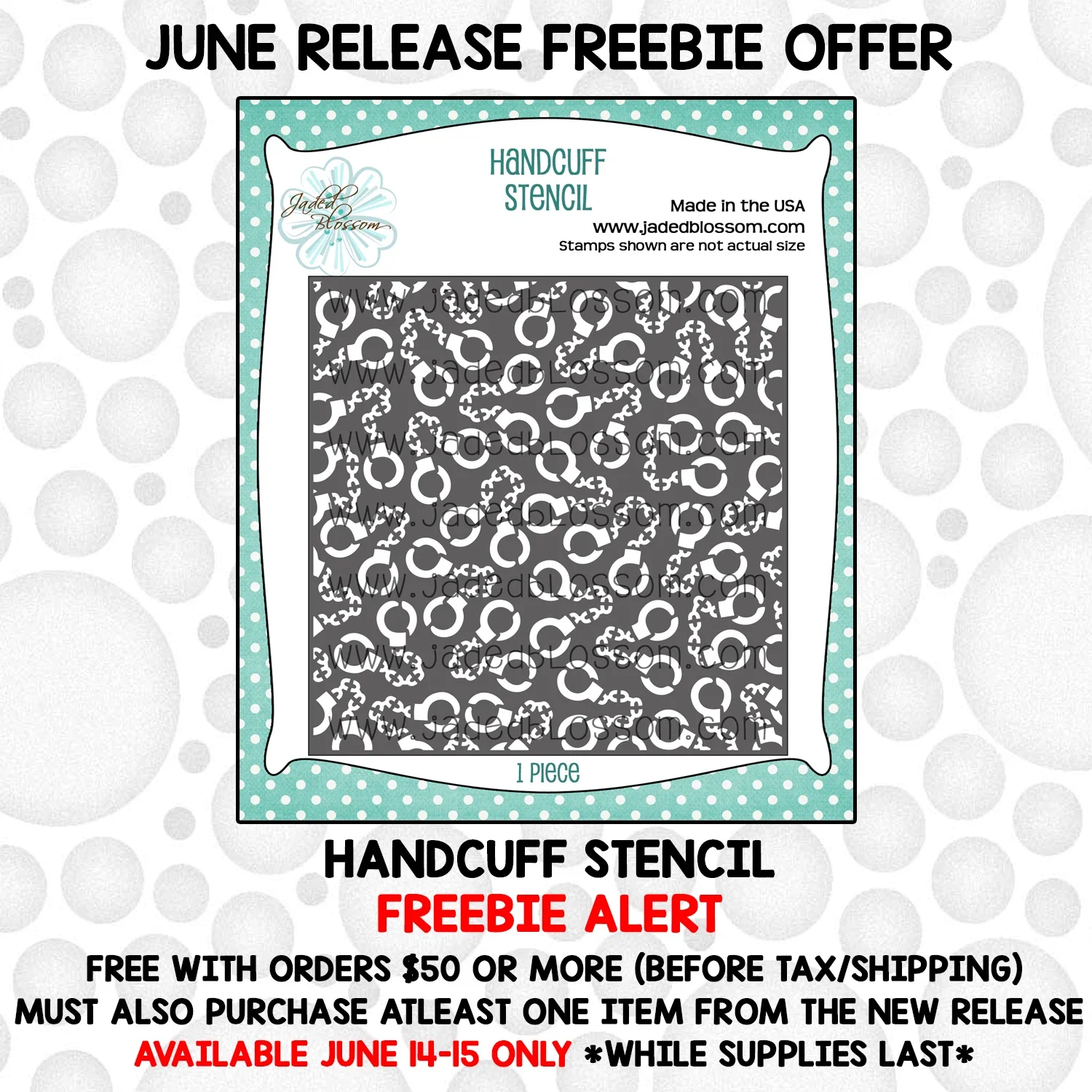 New Handcuff Stencil For DIY Scrapbook Photo Album Decorative Embossing Supplies Make Paper Cards Crafts 2024 New Arrivals
New Handcuff Stencil For DIY Scrapbook Photo Album Decorative Embossing Supplies Make Paper Cards Crafts 2024 New Arrivals