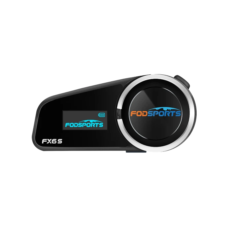 FX6S 1000m 6 riders Full Duplex FM radio bluetooth 5.0 with LED screen waterproof motorcycle interphone headset
FX6S 1000m 6 riders Full Duplex FM radio bluetooth 5.0 with LED screen waterproof motorcycle interphone headset