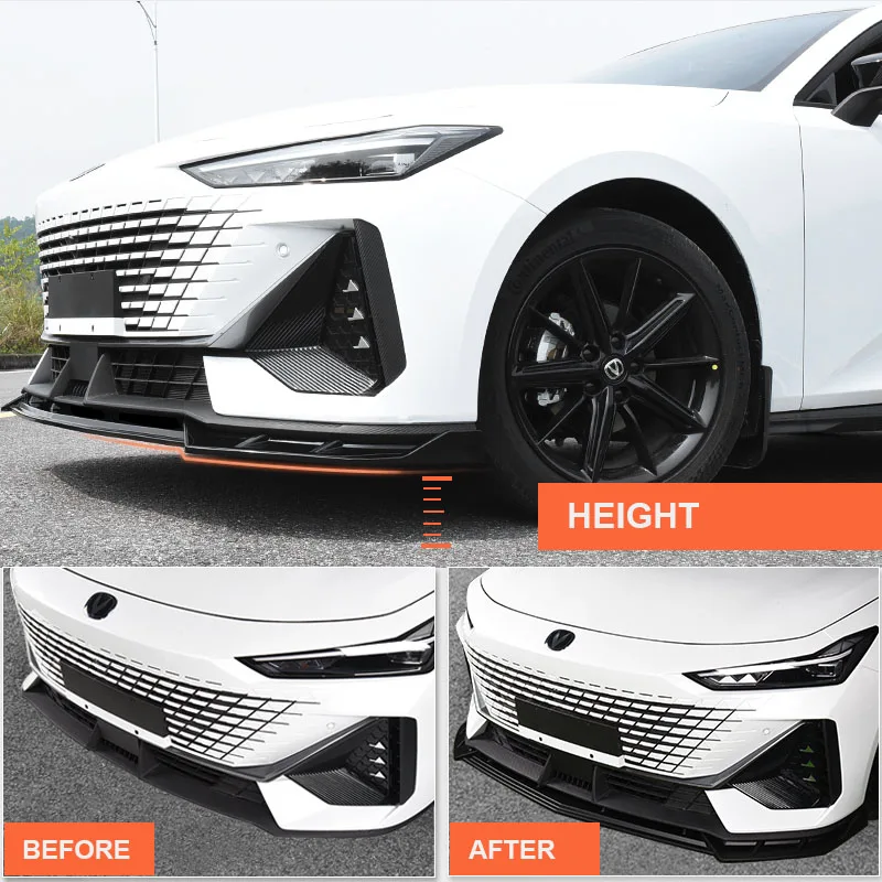 3pcs for Changan UNI-V 2021-2022 Univ Automobile Front Lip Outer Encirclement Anti Collision Bumper Modification Accessories
3pcs for Changan UNI-V 2021-2022 Univ Automobile Front Lip Outer Encirclement Anti Collision Bumper Modification Accessories