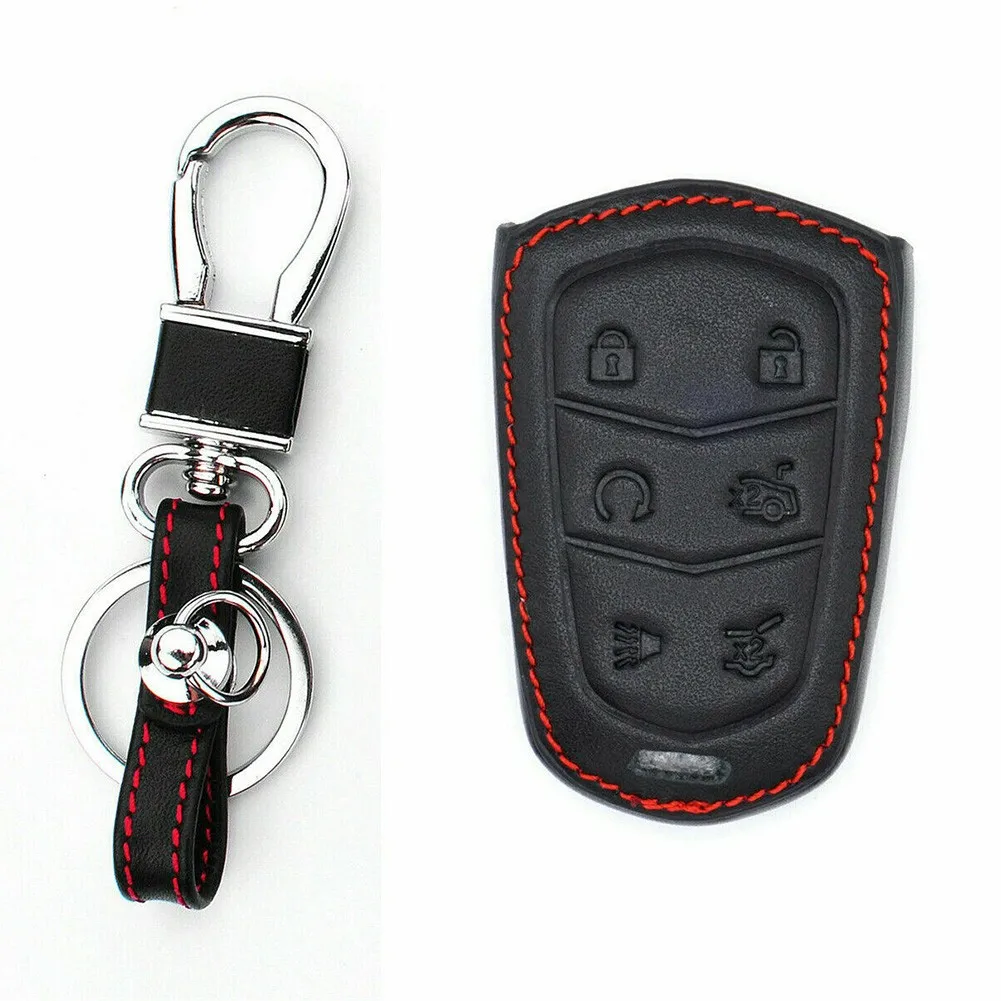 1pcs Car Leather Keychain Protective Cover PU Waterproof Chain Fob Case Key Cover For Cadillac For Escalade 2015 2016 2017 2018
1pcs Car Leather Keychain Protective Cover PU Waterproof Chain Fob Case Key Cover For Cadillac For Escalade 2015 2016 2017 2018