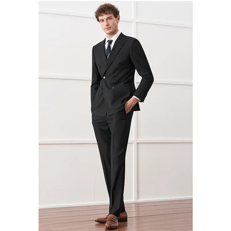 

Lin2666- Men's three-piece British business slim-fit professional suit