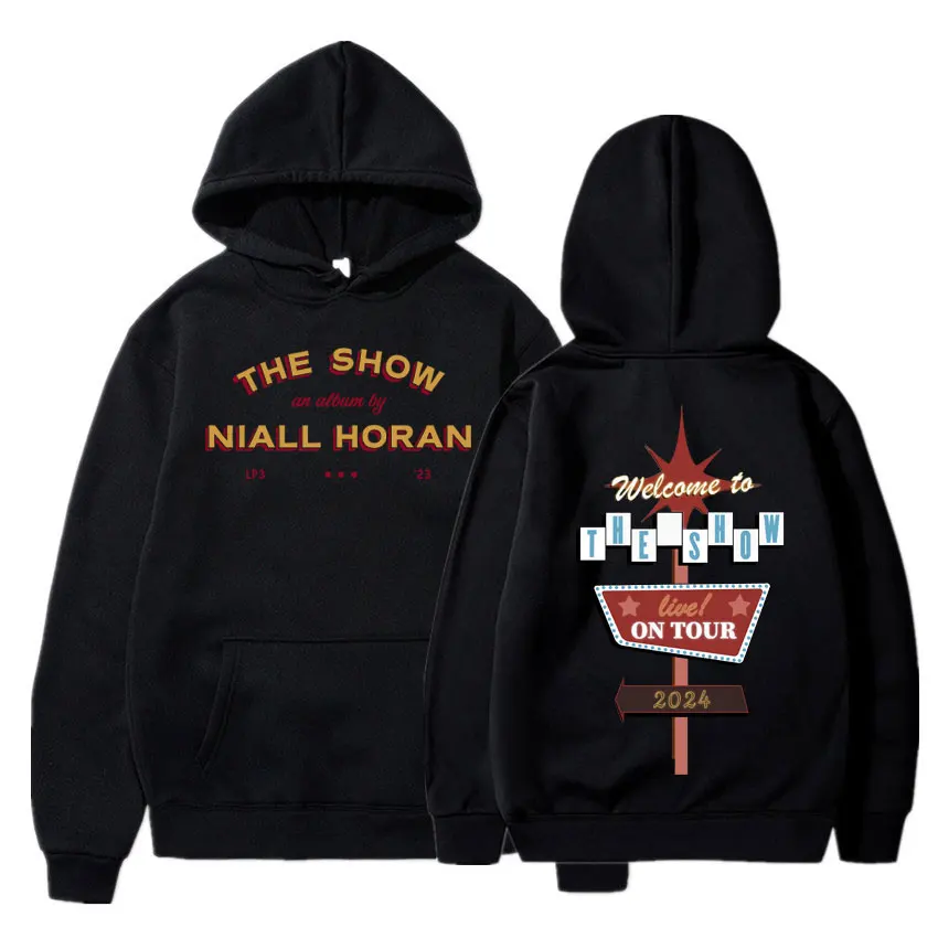 

Худи Niall Horan The Show Live on Tour 2024, Мужская одежда для концерта, винтажные свитшоты в стиле хип-хоп, в стиле оверсайз