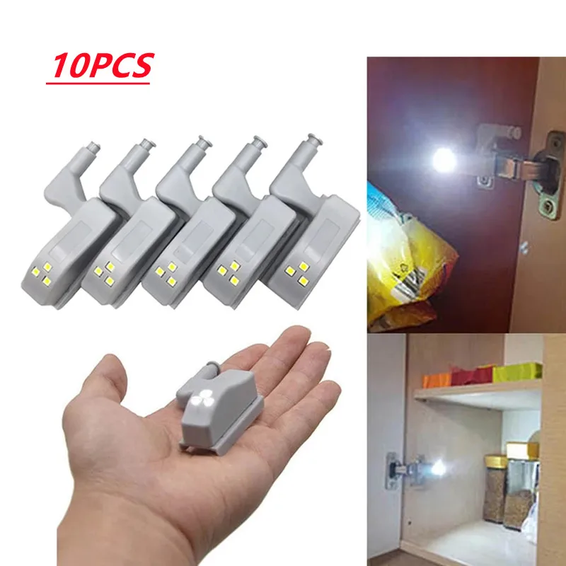 10PCS LED Cabinet Light LED Inner Hinge Lamp Closet Light Battery Wireless Lamp Universal Wardrobe Cupboard Sensor Lighting
10PCS LED Cabinet Light LED Inner Hinge Lamp Closet Light Battery Wireless Lamp Universal Wardrobe Cupboard Sensor Lighting