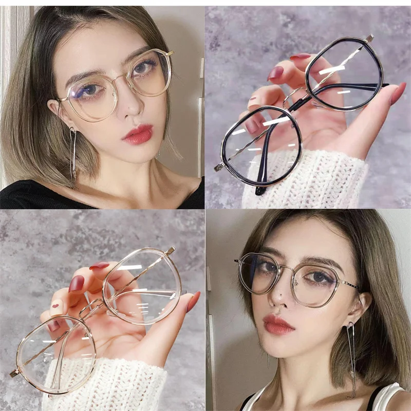 Unisex Trendy Anti-blue Light Radiation Glasses For Women Man Polygonal Metal Thin Full Frame Flat Lens Eyeglass For Students
Unisex Trendy Anti-blue Light Radiation Glasses For Women Man Polygonal Metal Thin Full Frame Flat Lens Eyeglass For Students