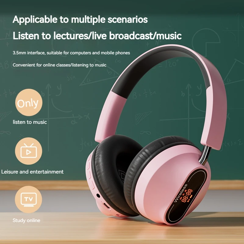 M1 Wireless Bluetooth Headphones With Mic Noise Cancelling Headsets Stereo Sound Earphones Sports Gaming Headphones Supports TF
M1 Wireless Bluetooth Headphones With Mic Noise Cancelling Headsets Stereo Sound Earphones Sports Gaming Headphones Supports TF