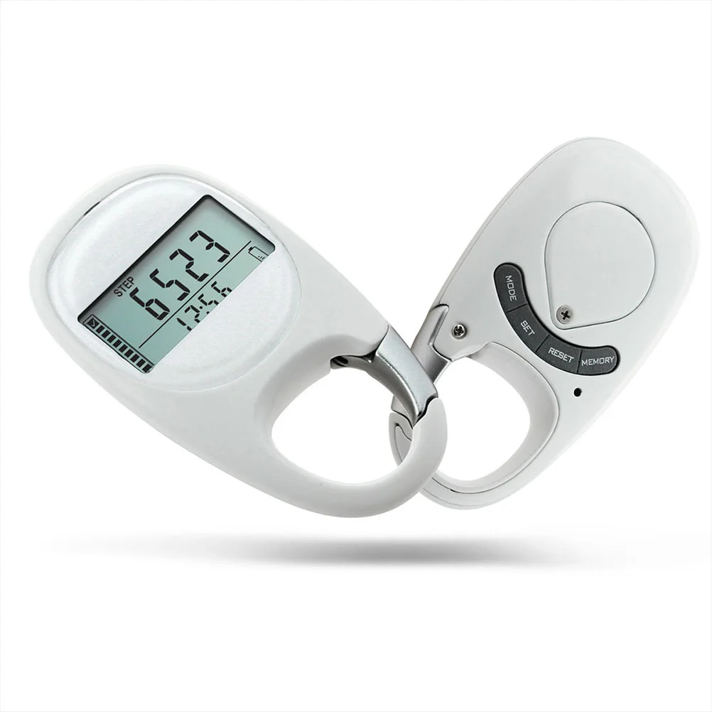 

Pedometer Key Chain Activity Record Steps Accurate Step Measurer Clock Running Adults Devices Mountain Climbing Counter