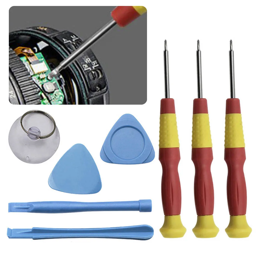 Screwdriver Opening Repair Tools Repairs Steel + Plastic 8 Pcs/Set DIY Smartphone Disassembly Tool Phone Screen
Screwdriver Opening Repair Tools Repairs Steel + Plastic 8 Pcs/Set DIY Smartphone Disassembly Tool Phone Screen