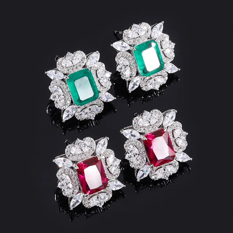Charms 100% S925 Silver Ear Studs Musa Green Emerald Square Gemstone For Women Wedding Anniversary Jewelry Vintage Friend Gift
Charms 100% S925 Silver Ear Studs Musa Green Emerald Square Gemstone For Women Wedding Anniversary Jewelry Vintage Friend Gift