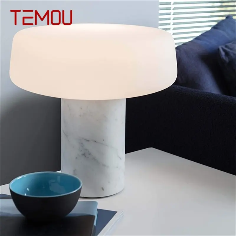 TEMOU Nordic Table Light Modern Luxury Vintage Marble Desk Lamp LED for Home Bedroom Bedside Living Room Decor
TEMOU Nordic Table Light Modern Luxury Vintage Marble Desk Lamp LED for Home Bedroom Bedside Living Room Decor