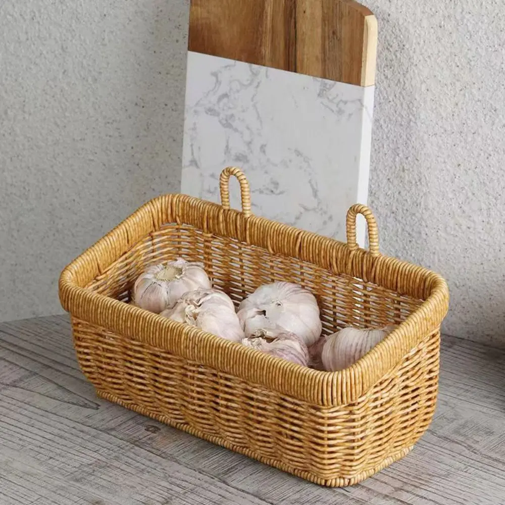 Decorative Wall Hanging Storage Basket Large Capacity Space Saving Garden Plant Basket with Handle Vegetables Organzier
Decorative Wall Hanging Storage Basket Large Capacity Space Saving Garden Plant Basket with Handle Vegetables Organzier