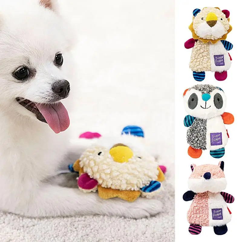 Pet Plush Sound Toy Dog Enrichment Toys Cartoon Animal Teething Chew Toys Stuffed Crinkle Dog Chew Toy Plush Squeaky Toys
Pet Plush Sound Toy Dog Enrichment Toys Cartoon Animal Teething Chew Toys Stuffed Crinkle Dog Chew Toy Plush Squeaky Toys
