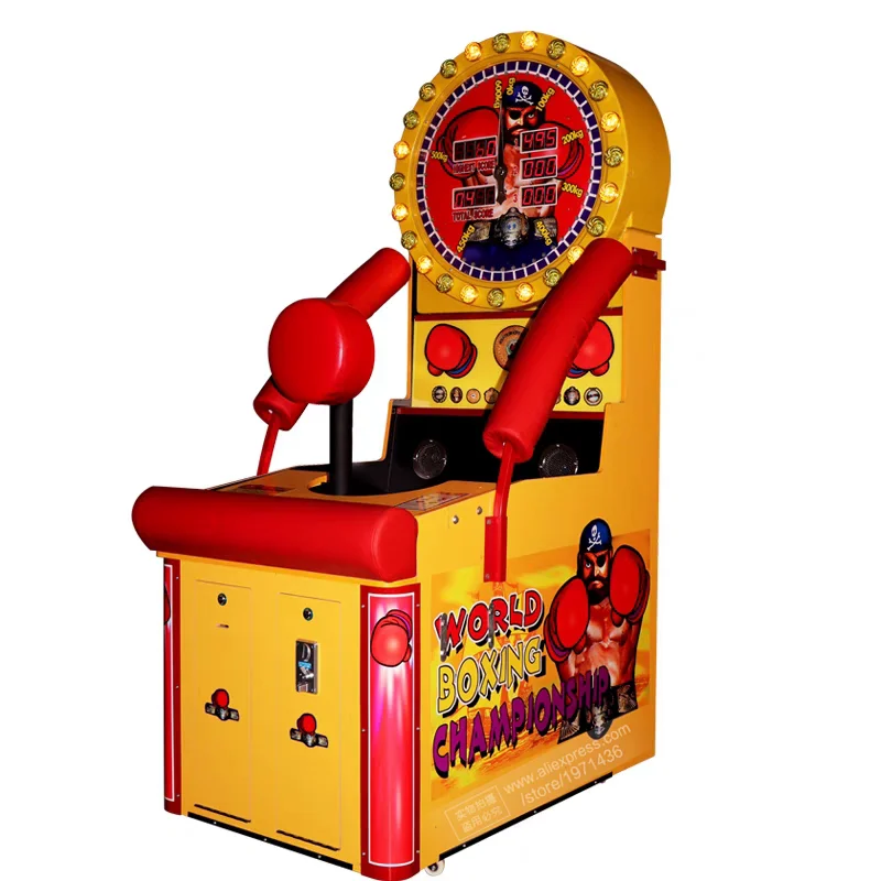 

Cheap Boxing Punch Machine Amusement Center Indoor Sports Electronic Coin Operated Games Tickets Redemption Arcade Machines