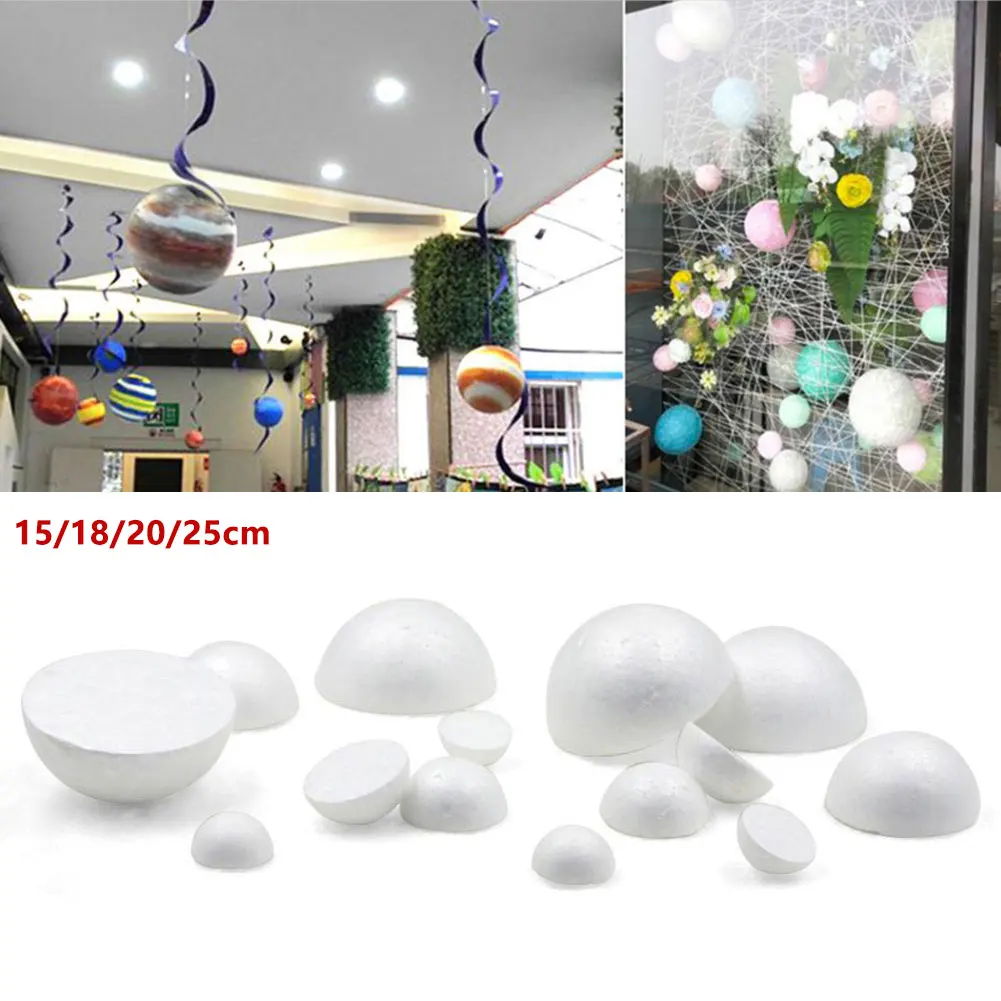 Diameter 15cm/18cm/20cm/25cm Blank Round Solid Polystyrene Foam Ball For Wedding DIY Flower Ball For Kids Craft Site Decoration
Diameter 15cm/18cm/20cm/25cm Blank Round Solid Polystyrene Foam Ball For Wedding DIY Flower Ball For Kids Craft Site Decoration