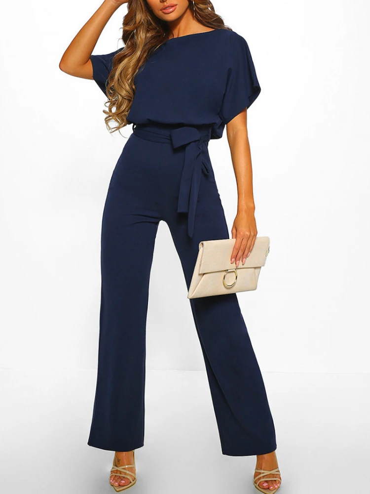 Jumpsuit Women 2023 Spring Summer New In High Waist Elegant Women One Pieces Chic and Elegant Short-sleeved Straight Leg Romper
Jumpsuit Women 2023 Spring Summer New In High Waist Elegant Women One Pieces Chic and Elegant Short-sleeved Straight Leg Romper