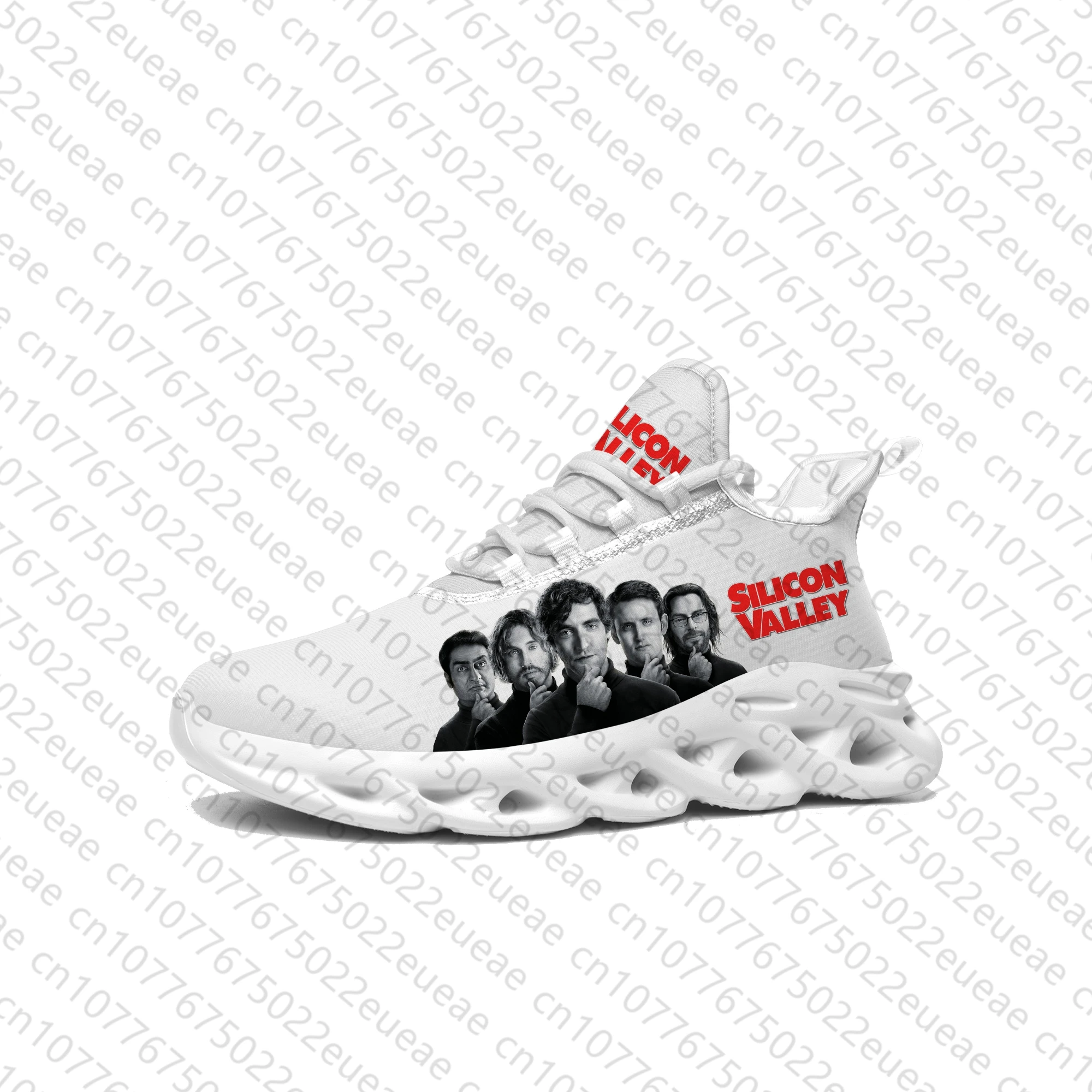 Кроссовки Silicon Valley TV series на плоской подошве, мужские и женские спортивные кроссовки для бега, кроссовки промежуточные, сетчатая обувь на шнуровке, обувь на заказ
Кроссовки Silicon Valley TV series на плоской подошве, мужские и женские спортивные кроссовки для бега, кроссовки промежуточные, сетчатая обувь на шнуровке, обувь на заказ