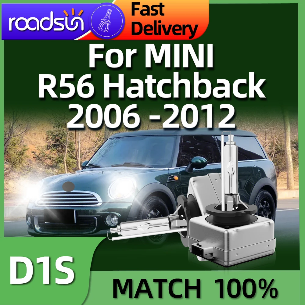 2Pcs HID Bulbs 6000K White Xenon Headlight Replacement Bulb For MINI R56 Hatchback 2006 2007 2008 2009 2010 2011 2012
2Pcs HID Bulbs 6000K White Xenon Headlight Replacement Bulb For MINI R56 Hatchback 2006 2007 2008 2009 2010 2011 2012