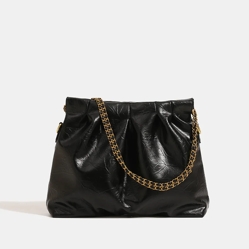 Women's New Fashion High Quality Wrinkle Chain Handbag Tote Bag Messenger Bag Shoulder Bag Crossbody Bag Office Daily
Women's New Fashion High Quality Wrinkle Chain Handbag Tote Bag Messenger Bag Shoulder Bag Crossbody Bag Office Daily