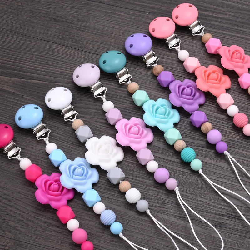 Baby Teether Pacifier Chain Silicone Wood Beads Pacifier Clips Infant Nipple Appease Soother Chain Clip Dummy Holder Nipple Clip
Baby Teether Pacifier Chain Silicone Wood Beads Pacifier Clips Infant Nipple Appease Soother Chain Clip Dummy Holder Nipple Clip