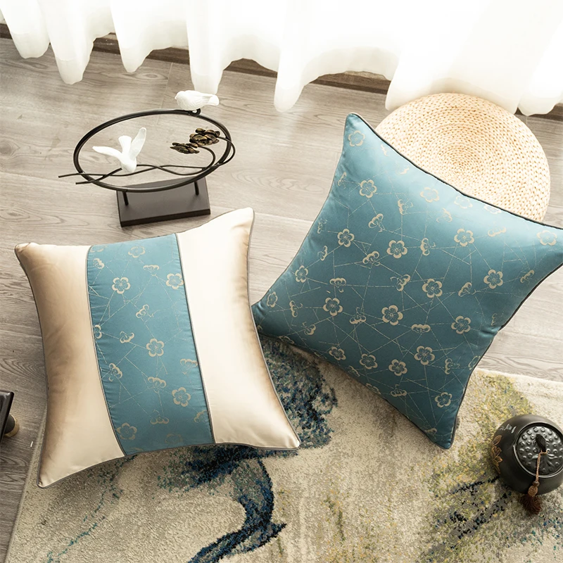 Embroidery New Chinese Jacquard Pillow Cover Sofa Pillow Villa Living Room bustle Household Pillow pillowcase M1460
Embroidery New Chinese Jacquard Pillow Cover Sofa Pillow Villa Living Room bustle Household Pillow pillowcase M1460