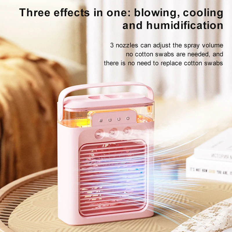 New USB Spray Fan Humidification Refrigeration Air Conditioning Fan Desktop Mini Air cooler Cold Electric Fan For Home Office
New USB Spray Fan Humidification Refrigeration Air Conditioning Fan Desktop Mini Air cooler Cold Electric Fan For Home Office