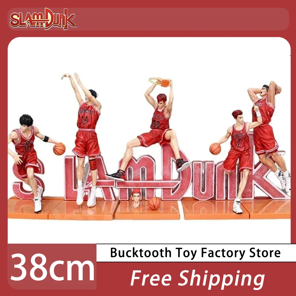 38cm Slam Dunk Anime Figure Sakuragi Hanamichi Action Figures Akagi Takenori Hisashi Mitsui Ryota Miyagi Figuras PVC Model Toys
38cm Slam Dunk Anime Figure Sakuragi Hanamichi Action Figures Akagi Takenori Hisashi Mitsui Ryota Miyagi Figuras PVC Model Toys