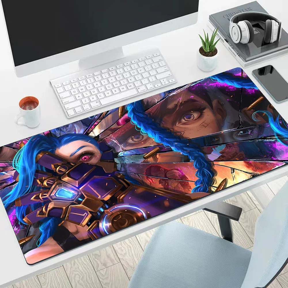 League of Legend Jinx XL Large Mouse Pad PC Computer Game MousePads Desk Keyboard Mats Rubber Anti-slip Mouse Mice Mat 40x90 CM
League of Legend Jinx XL Large Mouse Pad PC Computer Game MousePads Desk Keyboard Mats Rubber Anti-slip Mouse Mice Mat 40x90 CM