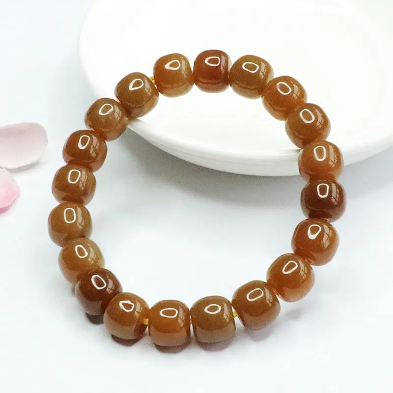 Natural Yellow Nephrite Jade Bracelet Men Women Healing Gemstone Fine Jewelry Genuine Hetian Jades Barrel Beads Bracelets Bangle
Natural Yellow Nephrite Jade Bracelet Men Women Healing Gemstone Fine Jewelry Genuine Hetian Jades Barrel Beads Bracelets Bangle