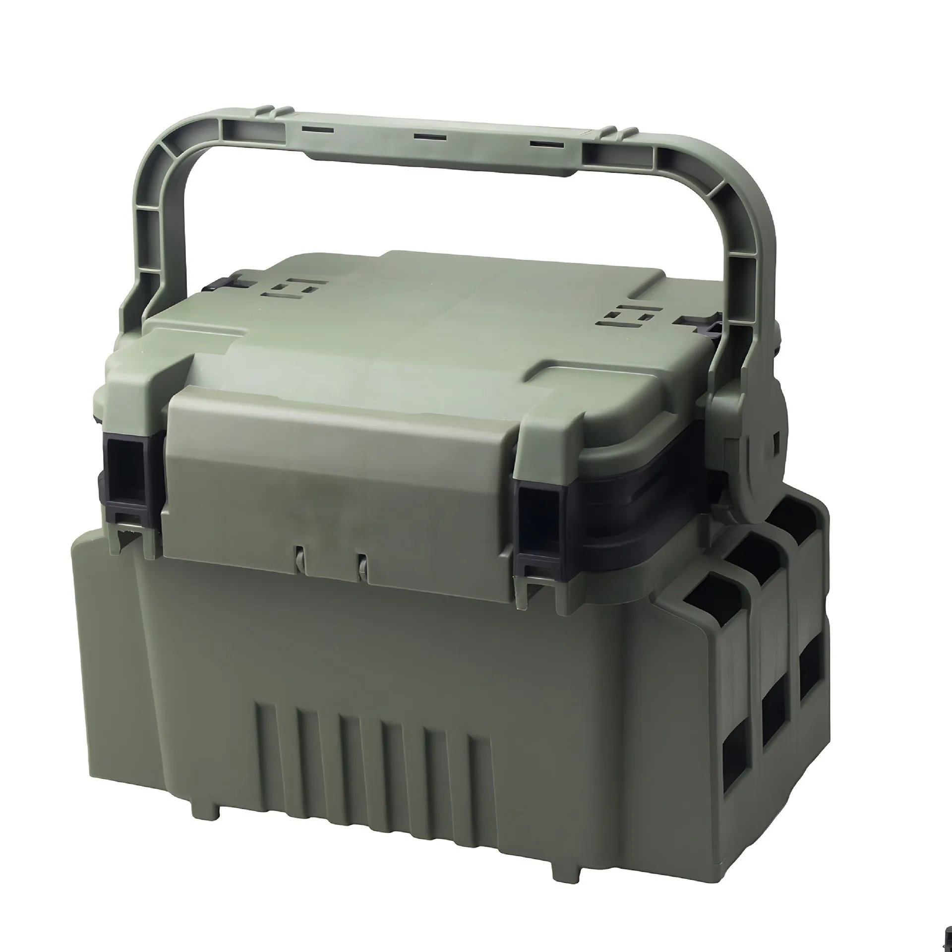 Fishing Equipment 1pc Lure Fishing Box 31.5*17.7*23cm Army Green For Fake Baits For Lead Hooks Tackle Boxes&Bags
Fishing Equipment 1pc Lure Fishing Box 31.5*17.7*23cm Army Green For Fake Baits For Lead Hooks Tackle Boxes&Bags