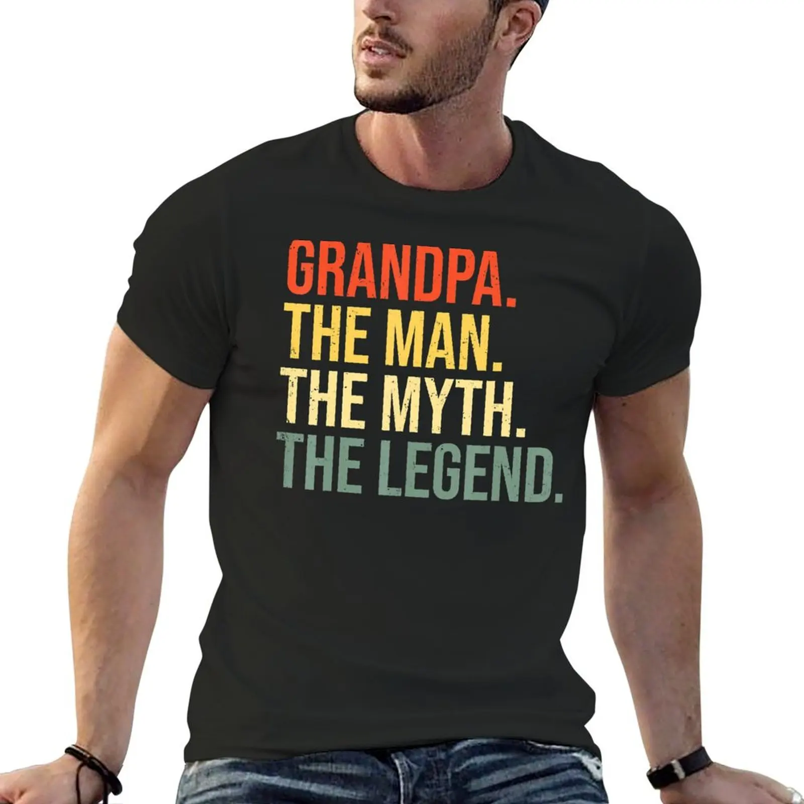 Grandpa The Man The Myth The legend Grandfather Grandpa T-shirt graphics anime clothes cute tops t shirts for men cotton
Grandpa The Man The Myth The legend Grandfather Grandpa T-shirt graphics anime clothes cute tops t shirts for men cotton