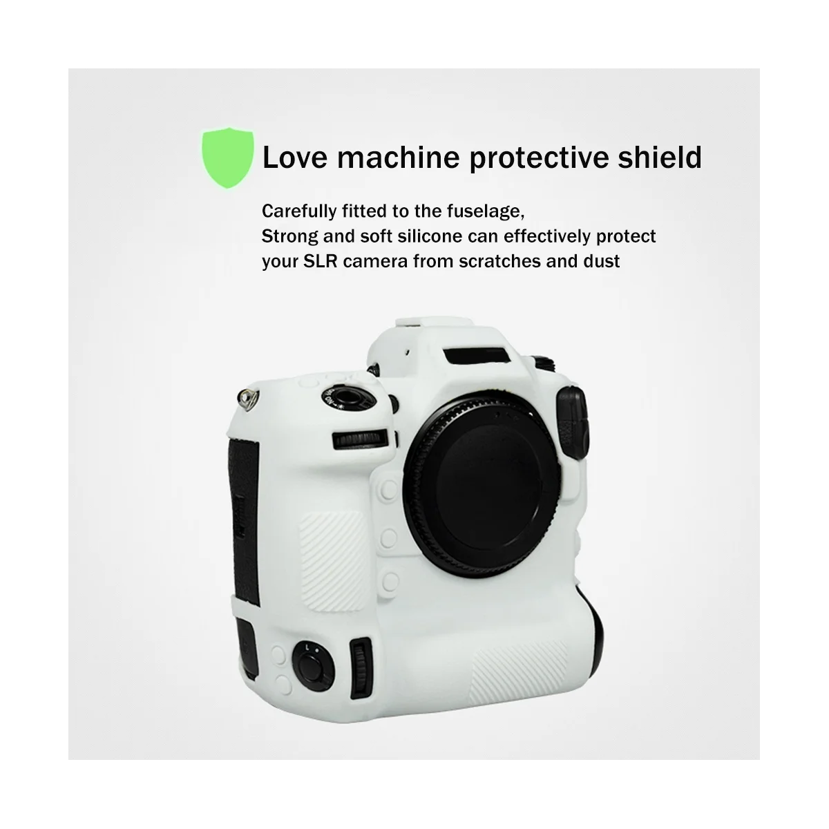 Camera Protective Case Lychee Texture Silicone Protective Case Suitable for Nikon Z9 Mirrorless Camera Black
Camera Protective Case Lychee Texture Silicone Protective Case Suitable for Nikon Z9 Mirrorless Camera Black