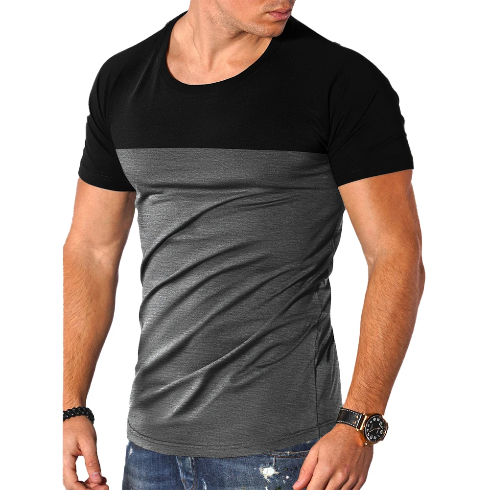 T-shirt Top Workout Activewear Blouse Casual Muscle Pullover Round Neck Short Sleeve Slim Fit Splicing Fashion
T-shirt Top Workout Activewear Blouse Casual Muscle Pullover Round Neck Short Sleeve Slim Fit Splicing Fashion