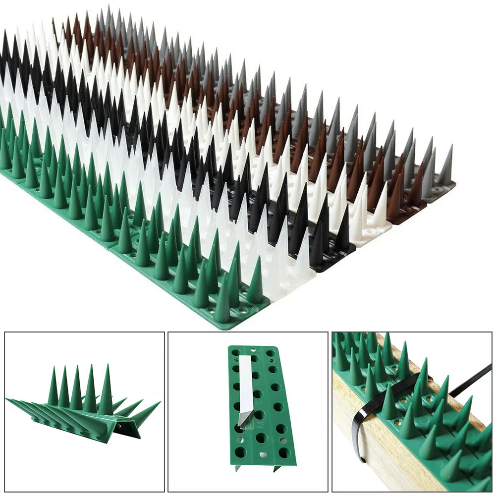 

Bird Spike 45cm Plastic Long Pigeon Deterrent Bird Deterrent Spikes High Cat Repellent Spikes Garden Security Accessories