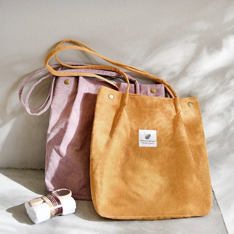 Bags for Women 2022 Corduroy Shoulder Bag Reusable Shopping Bags Casual Tote Female Handbag for A Certain Number of Dropshipping
Bags for Women 2022 Corduroy Shoulder Bag Reusable Shopping Bags Casual Tote Female Handbag for A Certain Number of Dropshipping