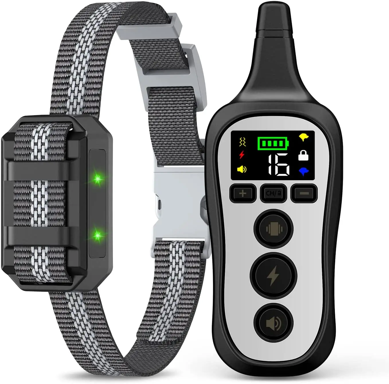 Tsattine T11 1000M Electric Dog Training Collar Light Waterproof Rechargeable Pet Anti Bark Control Collar Electric Shocker
Tsattine T11 1000M Electric Dog Training Collar Light Waterproof Rechargeable Pet Anti Bark Control Collar Electric Shocker