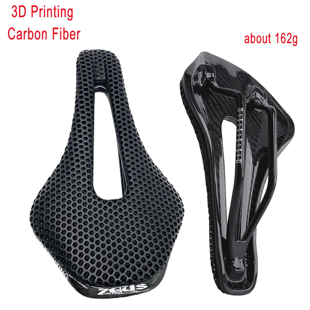Bicycle Saddle Carbon Fiber Ultralight 3D Printed Bike Saddle Hollow Comfortable Breathable MTB Mountain Road Bike Cycling Seat
Bicycle Saddle Carbon Fiber Ultralight 3D Printed Bike Saddle Hollow Comfortable Breathable MTB Mountain Road Bike Cycling Seat